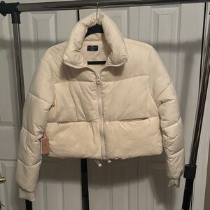 Simply Southern Women's Off-White Puffer Jacket